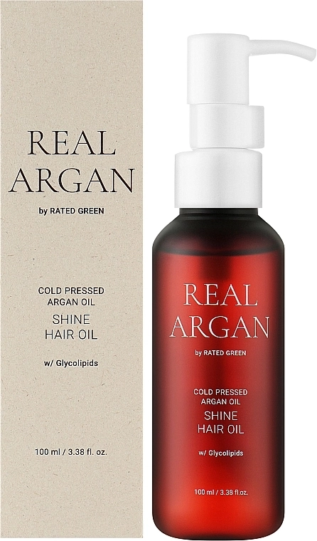 Rated Green Арганове масло для волосся Real Argan Shine Hair Oil - фото N2