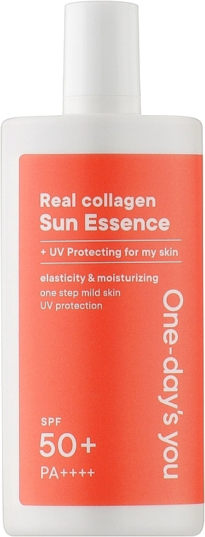 One-Day's You УЦЕНКА Солнцезащитная эссенция Real Collagen Sun Essence SPF 50+ PA++++ * - фото N1