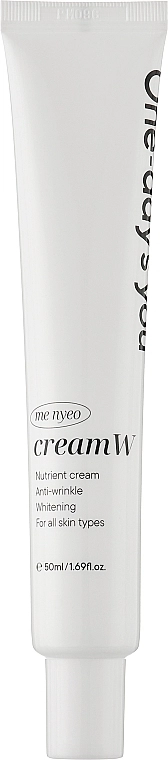 One-Day's You Осветляющий крем для лица One Day's You Me Nyeo Cream W - фото N1