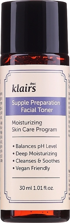 Klairs Увлажняющий тонер для лица Supple Preparation Facial Toner - фото N3