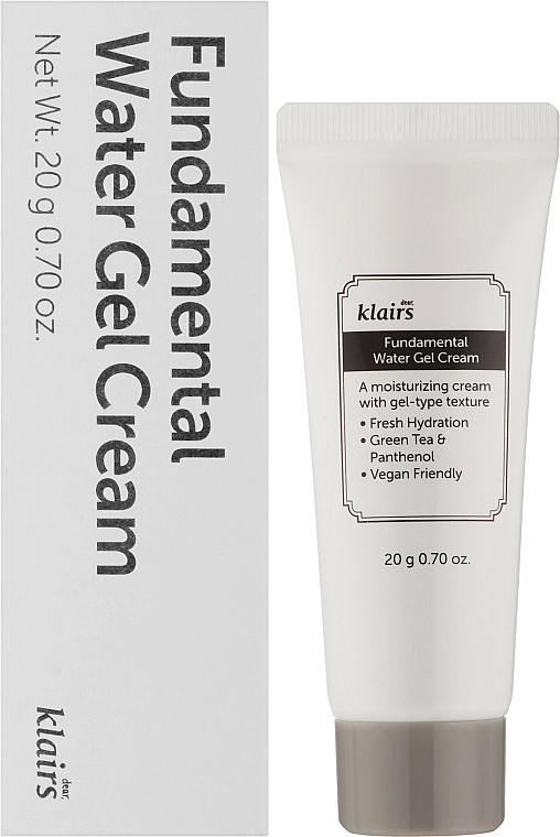 Klairs Антиоксидантный гель для лица Fundamental Watery Gel Cream (мини) - фото N2