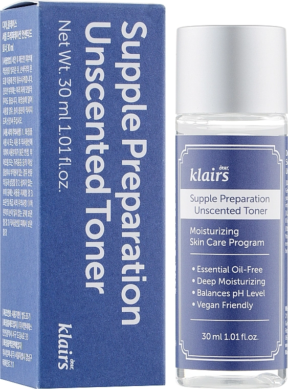 Klairs Смягчающий тонер для лица Supple Preparation Unscented Toner (мини) - фото N2