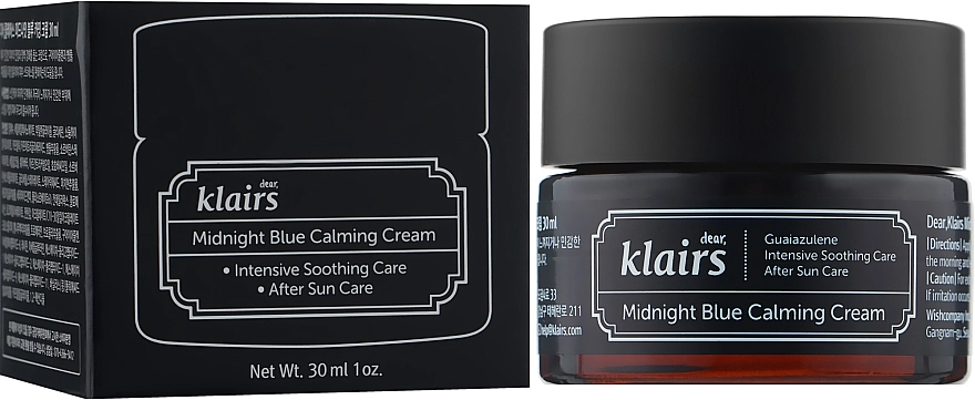 Klairs Зволожувально-пом'якшувальний крем для обличчя Midnight Blue Calming Cream - фото N2