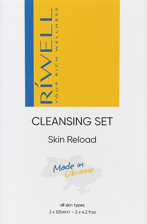 Riwell Набор "Двухэтапное очищение" Skin Reload Cleansing Set (Oil/125ml + f/gel/125ml) - фото N1