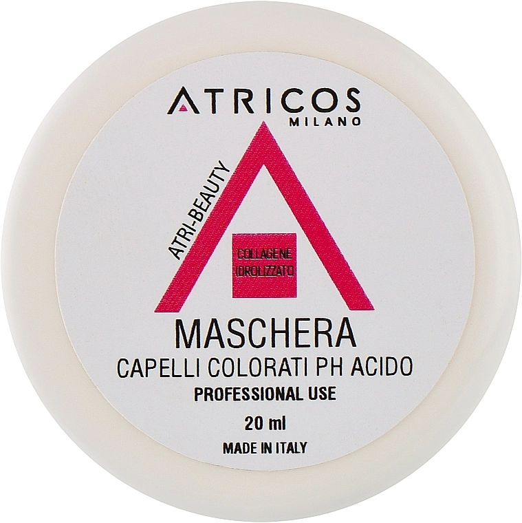 Atricos Маска для фарбованого волосся з колагеном Hydrolysed Collagen Colored Hair Mask - фото N1