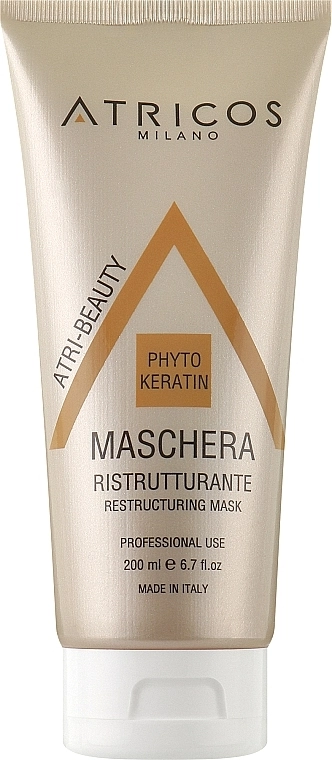 Atricos Відновлювальна маска для волосся з фітокератином Phyto Keratin Restructuring Mask - фото N2