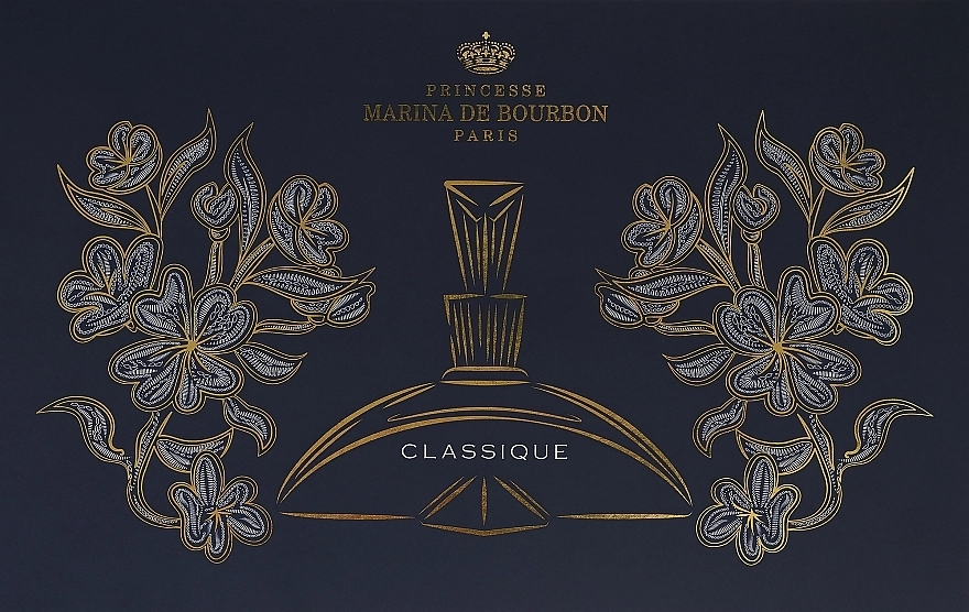Marina De Bourbon Classique Набор (edp/100ml + b/lot/100ml + pouch) - фото N1