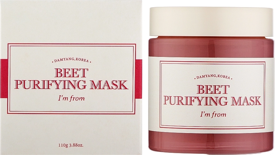 I'm From Очищающая глиняная маска для лица Beet Purifying Mask - фото N2