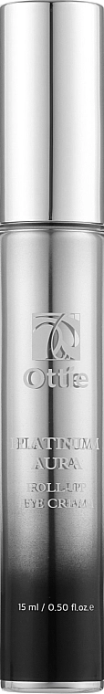 Ottie Крем для век с платиной и экстрактом черной икры, с роллером Platinum Aura Roll-Up Eye Cream - фото N1