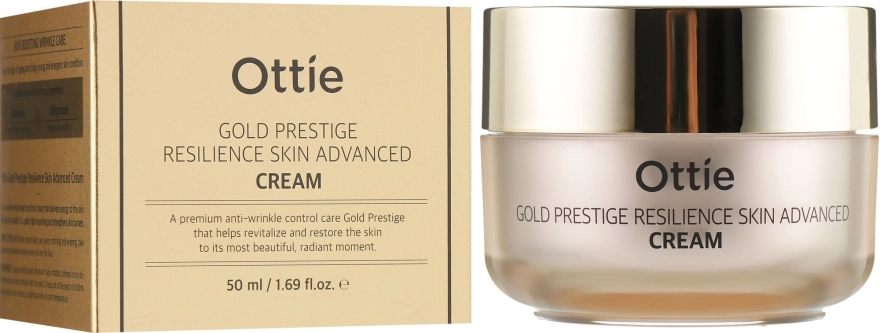 Ottie Антивіковий крем для пружності шкіри обличчя Gold Prestige Resilience Advanced Cream - фото N1