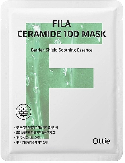 Ottie Тканинна маска для посилення бар'єрного шару на обличчі Fila Ceramide 100 Mask - фото N1