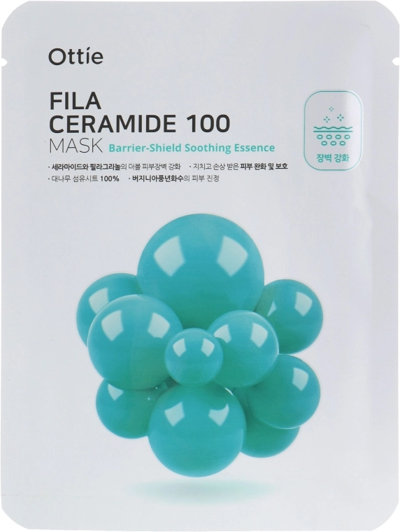 Ottie Тканинна маска для посилення бар'єрного шару на обличчі Fila Ceramide 100 Mask - фото N2