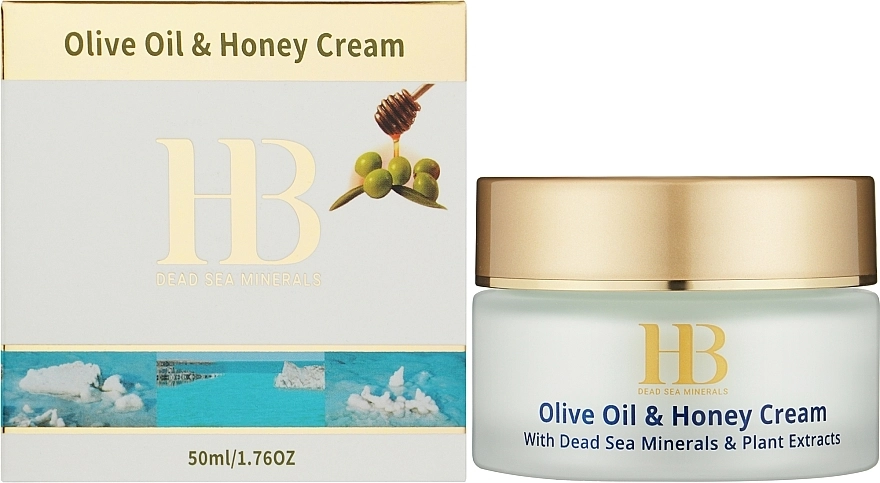 Health And Beauty Крем с медом и оливковым маслом Olive Oil & Honey Cream - фото N2