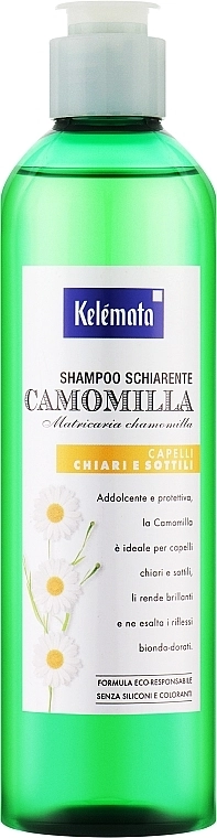 Kelemata Шампунь освітлювальний для волосся Shampoo Camomilla - фото N1