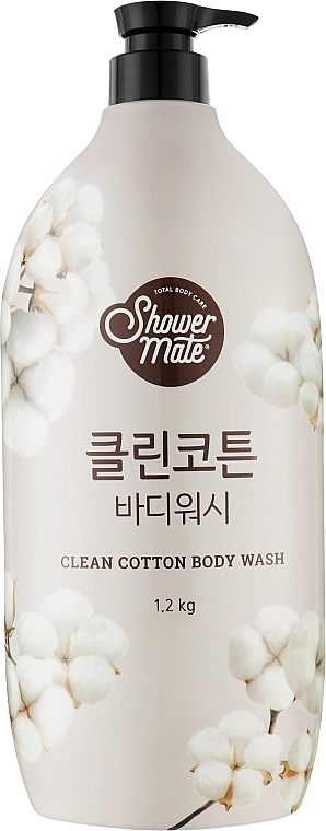 KeraSys Гель для душу "Ніжність бавовни" Shower Mate Clean Cotton Body Wash - фото N1