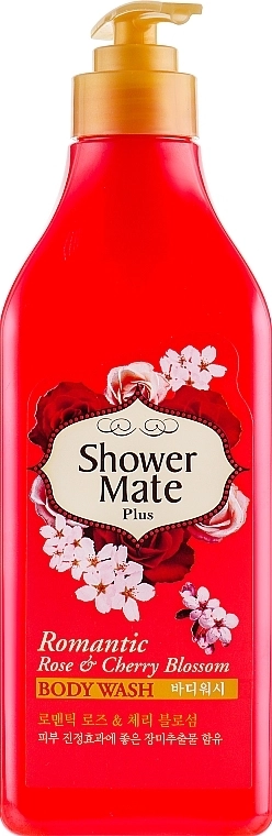 KeraSys УЦЕНКА Гель для душа "Роза и вишневый цвет" Shower Mate Body Wash Romantic Rose & Cherry Blossom * - фото N1