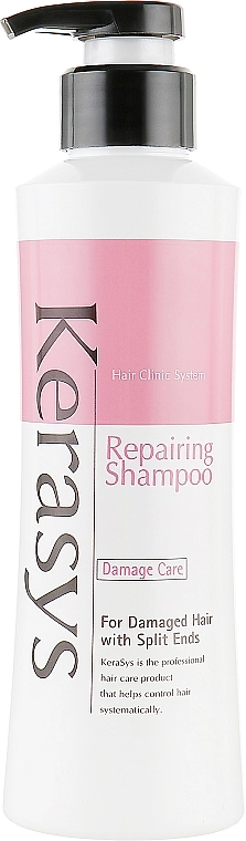 KeraSys Шампунь відновлюючий Hair Clinic Repairing Shampoo - фото N3