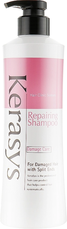 KeraSys Шампунь відновлюючий Hair Clinic Repairing Shampoo - фото N5