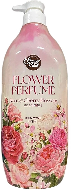 KeraSys Гель для душу "Троянда" Lovely & Romantic Parfumed Body Wash - фото N3