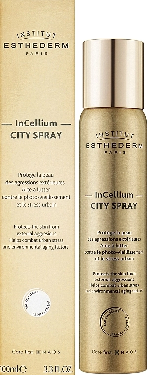 Institut Esthederm Спрей-захист без фільтрів і екранів від UV-впливу City Protect Incellium Spray - фото N2