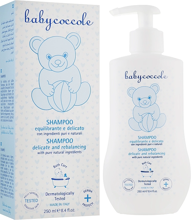 Babycoccole Нежный шампунь для детей Gentle Shampoo - фото N1