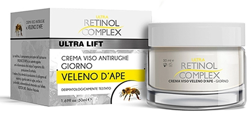 Retinol Complex Крем для обличчя із бджолиною отрутою Ultra Lift Face Cream Bee Venom - фото N1