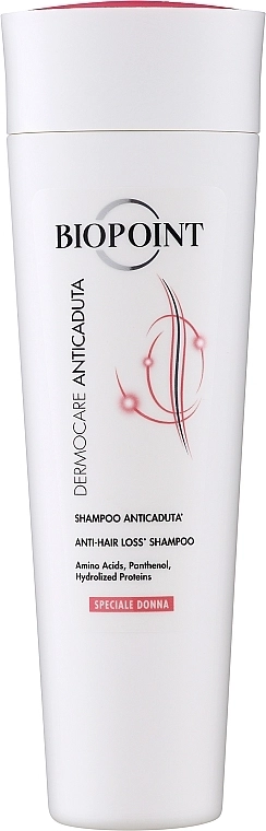 Biopoint Шампунь проти випадіння волосся для жінок Shampoo Anticaduta Donna - фото N1