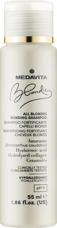 Medavita Шампунь для холодних відтінків блонду Blondie Ice Blonde Enhancing Shampoo - фото N1