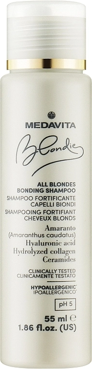 Medavita Шампунь для холодных оттенков блонда Blondie Ice Blonde Enhancing Shampoo - фото N1