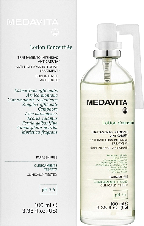 Medavita Спрей проти випадання волосся Lotion Concentree Anti-Hair Loss Spray - фото N2