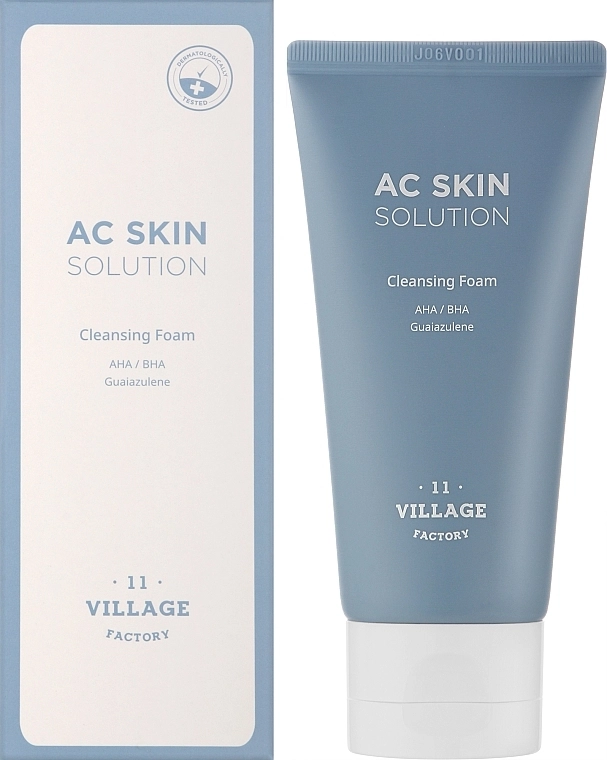 Village 11 Factory Пінка для обличчя очищувальна із саліциловою кислотою Village11 Factory AC Skin Solution Cleansing Foam - фото N2