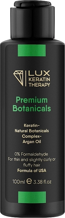 Lux Keratin Therapy Засіб для випрямлення волосся Premium Botanicals - фото N2