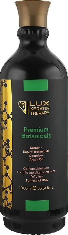 Lux Keratin Therapy Средство для выпрямления волос Premium Botanicals - фото N3