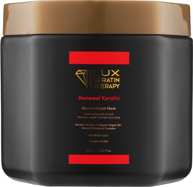 Lux Keratin Therapy Розгладжувальна маска для волосся Renewal Keratin - фото N1