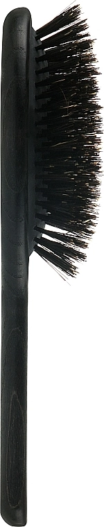 Tek Овальна велика щітка для волосся з натуральною щетиною, чорна Salone - фото N2