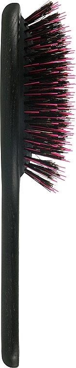 Tek Овальна велика щітка для волосся з натуральною щетиною + нейлон, чорна Salone - фото N2