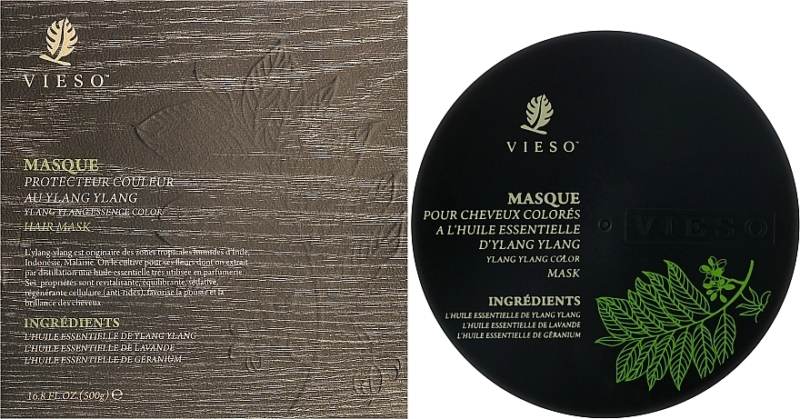 Vieso Маска для фарбованого волосся з іланг-ілангом Ylang Ylang Essence Color Hair Mask - фото N2