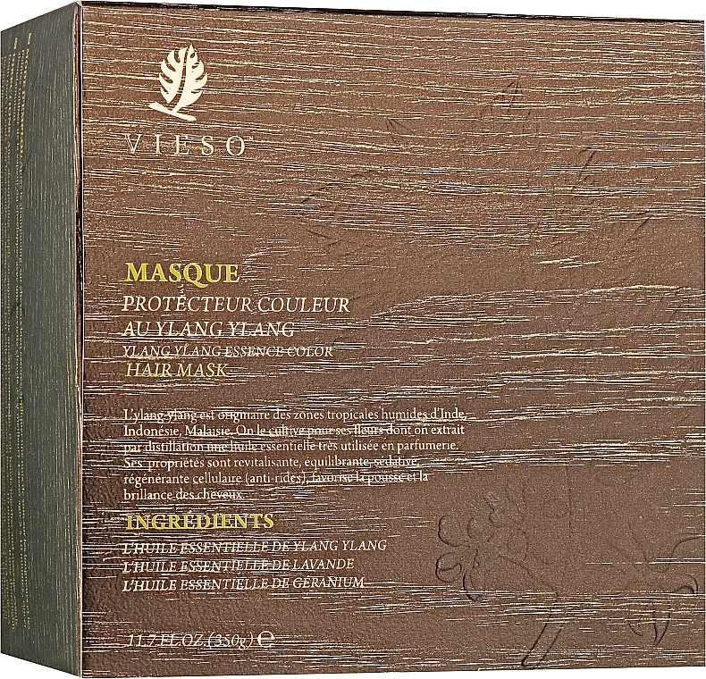 Vieso Маска для фарбованого волосся з іланг-ілангом Ylang Ylang Essence Color Hair Mask - фото N5