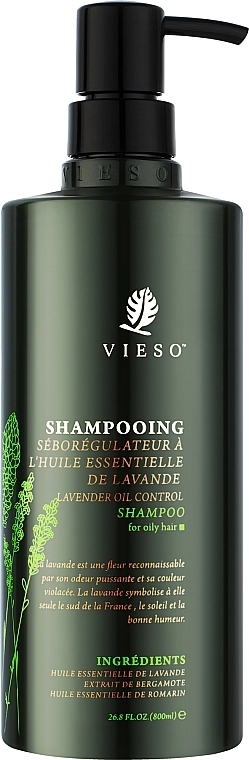 Vieso Шампунь із лавандою для контролю виділення шкірного секрету Lavender Oil Control Shampoo - фото N1