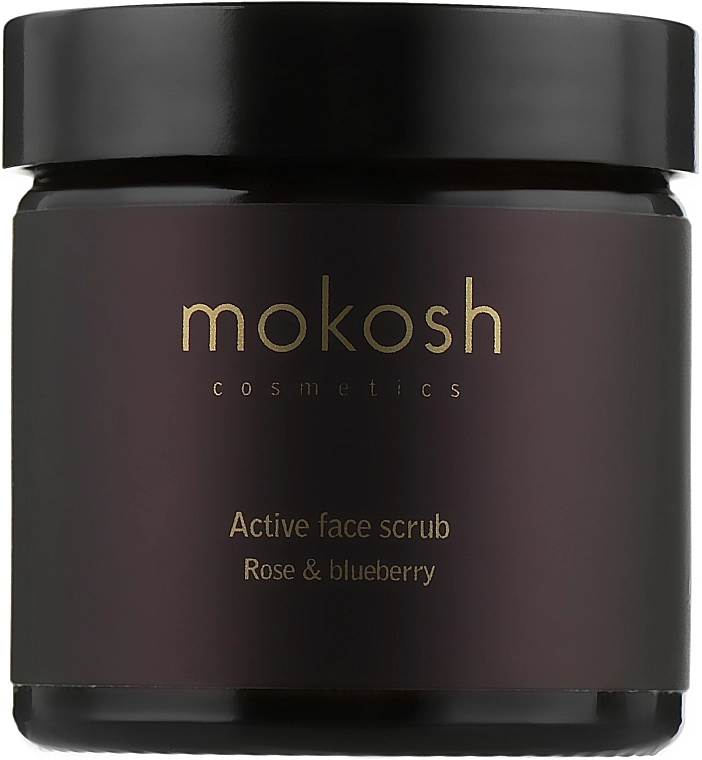 Mokosh Cosmetics Активний пілінг для обличчя "Троянда з ягодою" Mokosh Icon Active Rose & Blueberry Face Scrub - фото N2