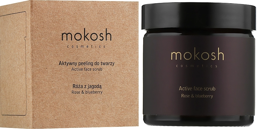 Mokosh Cosmetics Активний пілінг для обличчя "Троянда з ягодою" Mokosh Icon Active Rose & Blueberry Face Scrub - фото N3