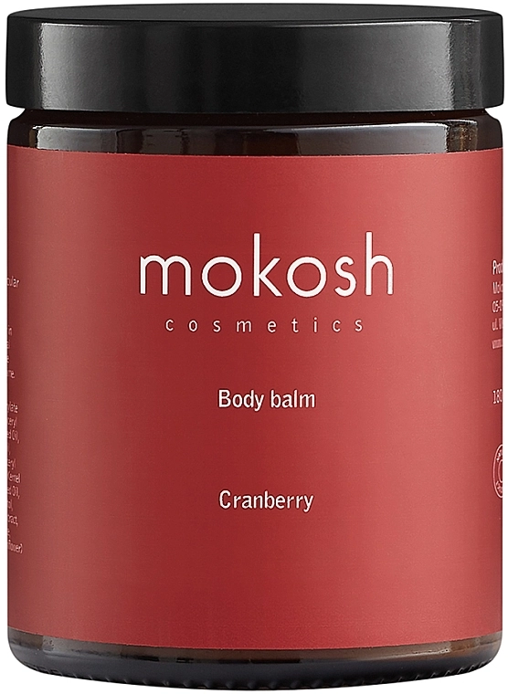 Mokosh Cosmetics Бальзам для тіла "Журавлина" Body Balm Cranberry - фото N1