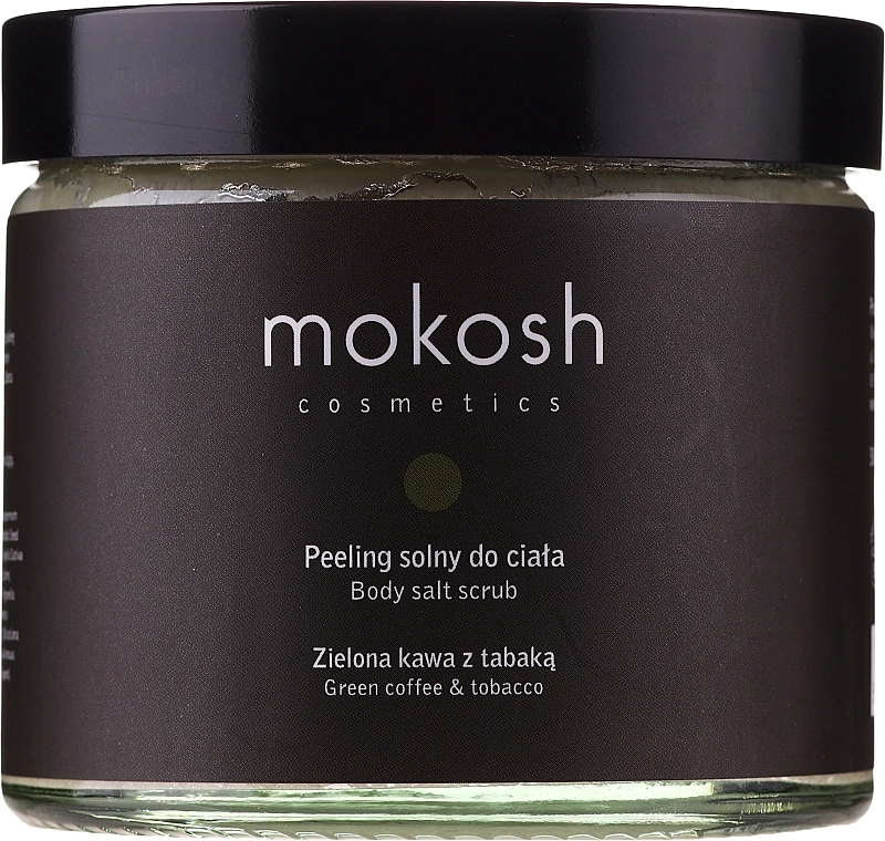 Mokosh Cosmetics Сольовий скраб для тіла "Зелена кава і тютюн" Mokosh Salt Body Scrub Green Coffee With Snuff - фото N2