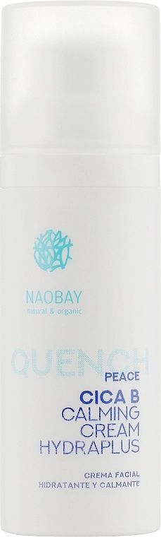 Naobay Зволожувальний і заспокійливий крем для обличчя Peace Cica B Calming Cream Hydraplus - фото N1