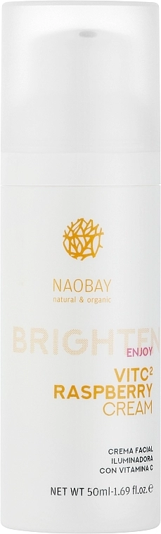 Naobay Осветляющий крем для лица Principles Brighten Vit C Raspberry Cream - фото N1