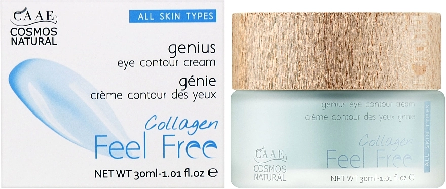 Feel Free Крем для контуру очей з колагеном Collagen Genius Eye Contour Cream - фото N2