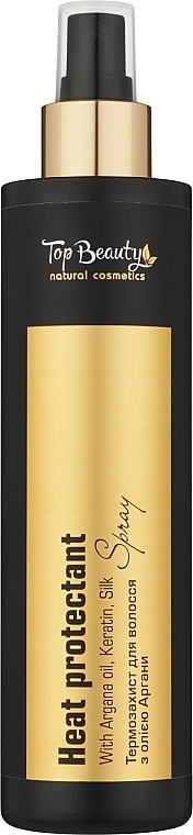 Спрей-термозащита для волос с аргановым маслом - Top Beauty Heat Protectant Sprey, 250 мл - фото N1
