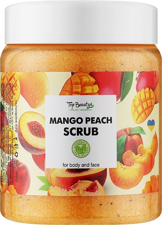 Top Beauty Скраб для тела и лица "Манго и персик" Scrub - фото N1