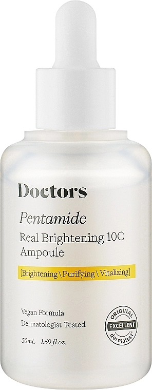 Doctors Сироватка для освітлення та рівного тону шкіри Pentamide Real Brightening 10C Ampoule - фото N1