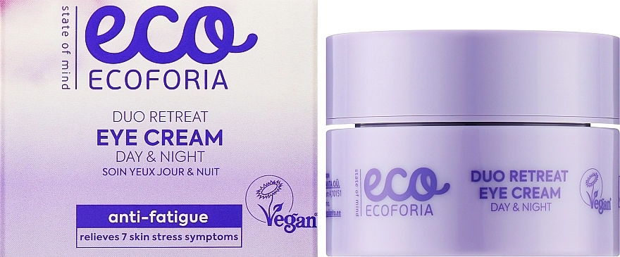 Ecoforia Крем для шкіри навколо очей Lavender Clouds Duo Retreat Eye Cream - фото N2